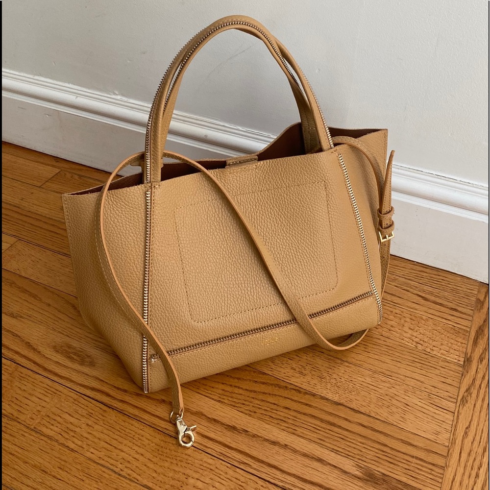 botkier sand top handle tote w/ strap